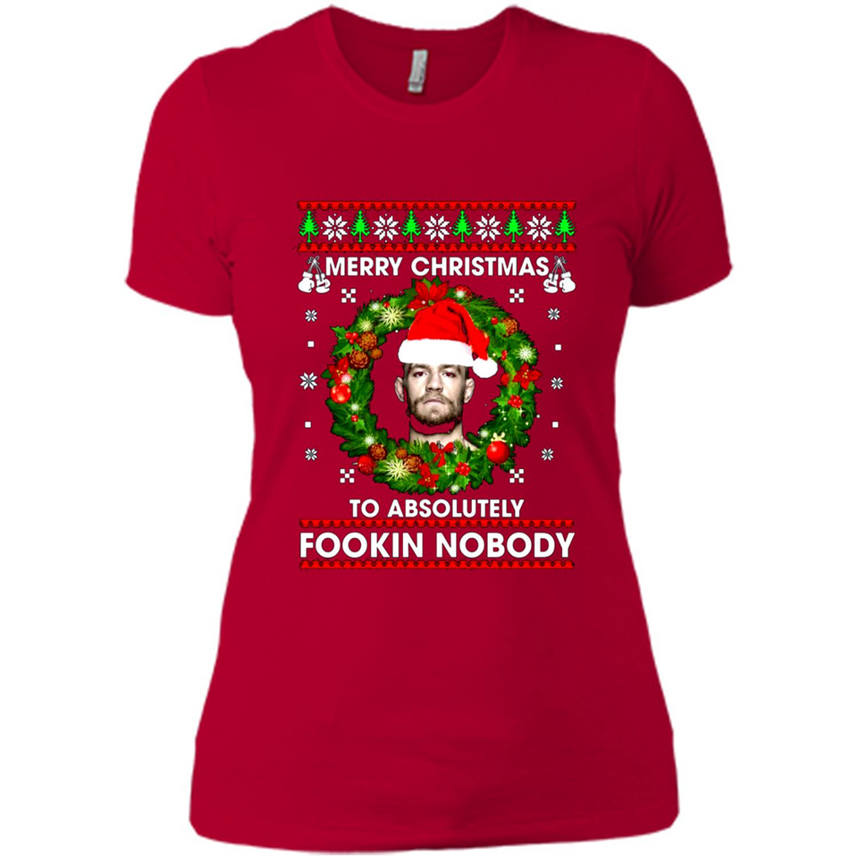 Merry Fookin Christmas Conor Mcgregor sweater PINGPONG