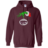 Amazing Kansas State Wildcats Glitter Grinch Monogram Ornament Christmas Gift - Hoodie