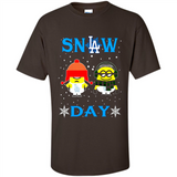 Snow Day Shirt For Los Angeles Dodgers Vs Minion Fans pingpong