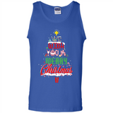 We Wish You A Merry Christmas Funny Pine Gift Sleeve - Tank Top