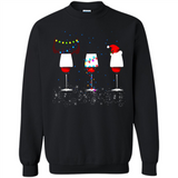 Christmas Red Wine Funny Merry Xmas Sweatshirt - Sweatshirt