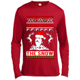 Narcos dashing through the snow Christmas sweatshirt PINGPONG
