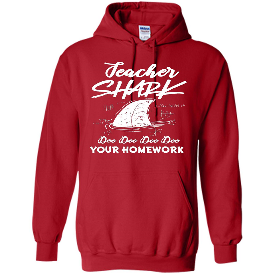 Teacher Shark Doo Doo Doo Your Homework Shirt Ladies' Boyfriend