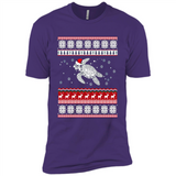 Sea Turtle Ugly Christmas T-Shirt - Premium Short Sleeve T-Shirt