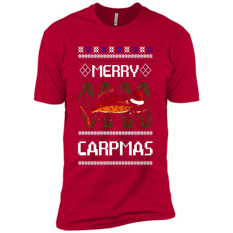 Santa Claus Carpmas Merry Carpmas Christmas Sweater PINGPONG - Premium Short Sleeve T-Shirt
