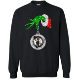 Amazing shirt Boston Celtics Glitter Grinch Monogram Ornament Christmas Gift - Sweatshirt