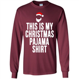 This is my pajama Tshirt Christmas - Long Sleeve T-Shirt