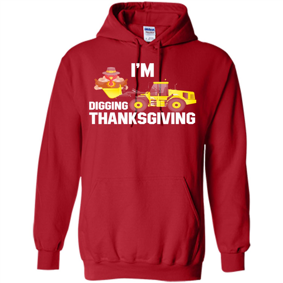 I'm Digging Thanksgiving Cute Turkey Tractor