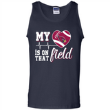 Arizona Cardinals Football My Heart is on that Field - Tank Top