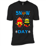 Snow Day Shirt For Chicago Blackhawks Vs Minion Fans pingpong