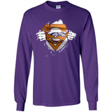 Denver Broncos And Superman Fans - Long Sleeve T-Shirt