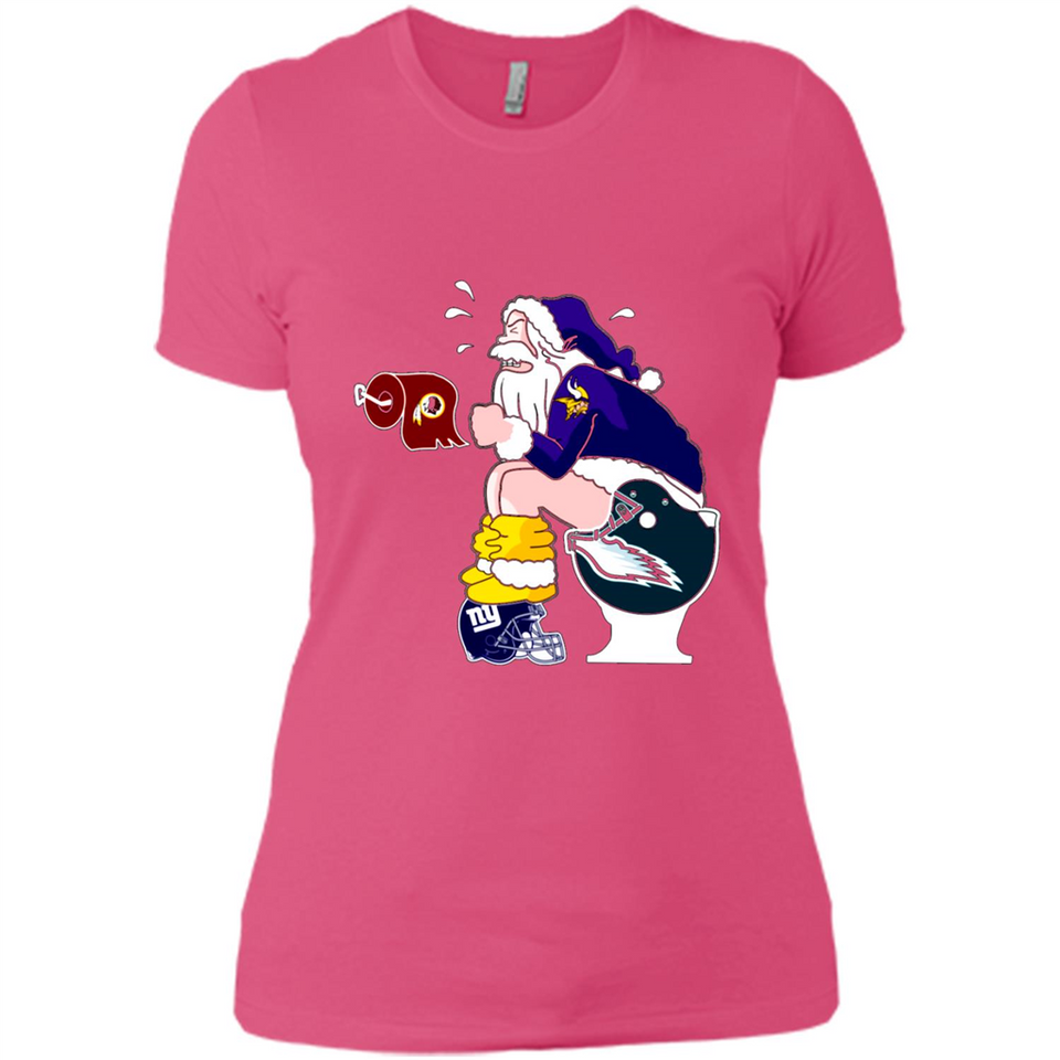 Minnesota Vikings Toilet Santa Claus PINGPONG