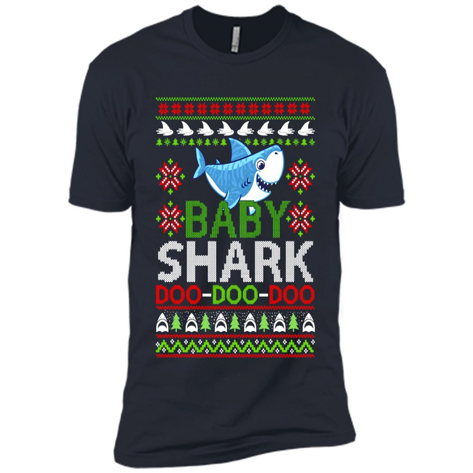 Baby shark Doo Doo Doo Christmas - Premium Short Sleeve T-Shirt