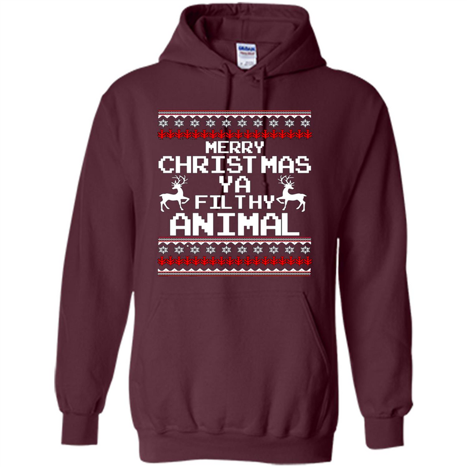 Merry Christmas ya filthy animal ulgy sweater PINGPONG