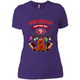 San Francisco 49ers NFL Reindeer Funny Merry Christmas And Happy New Year