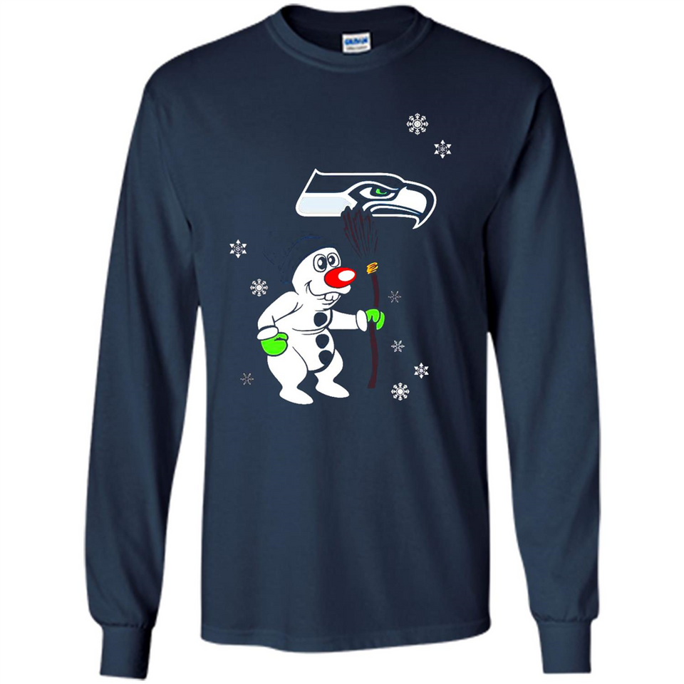 Seattle Seahawks Snowman