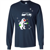 Seattle Seahawks Snowman