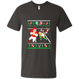 Santa vs Deer Football Ugly Christmas PINGPONG