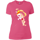 Luffy Flag One Piece - Ladies' Boyfriend T-Shirt