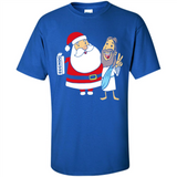 Eggnog Santa And Jesus Christmas