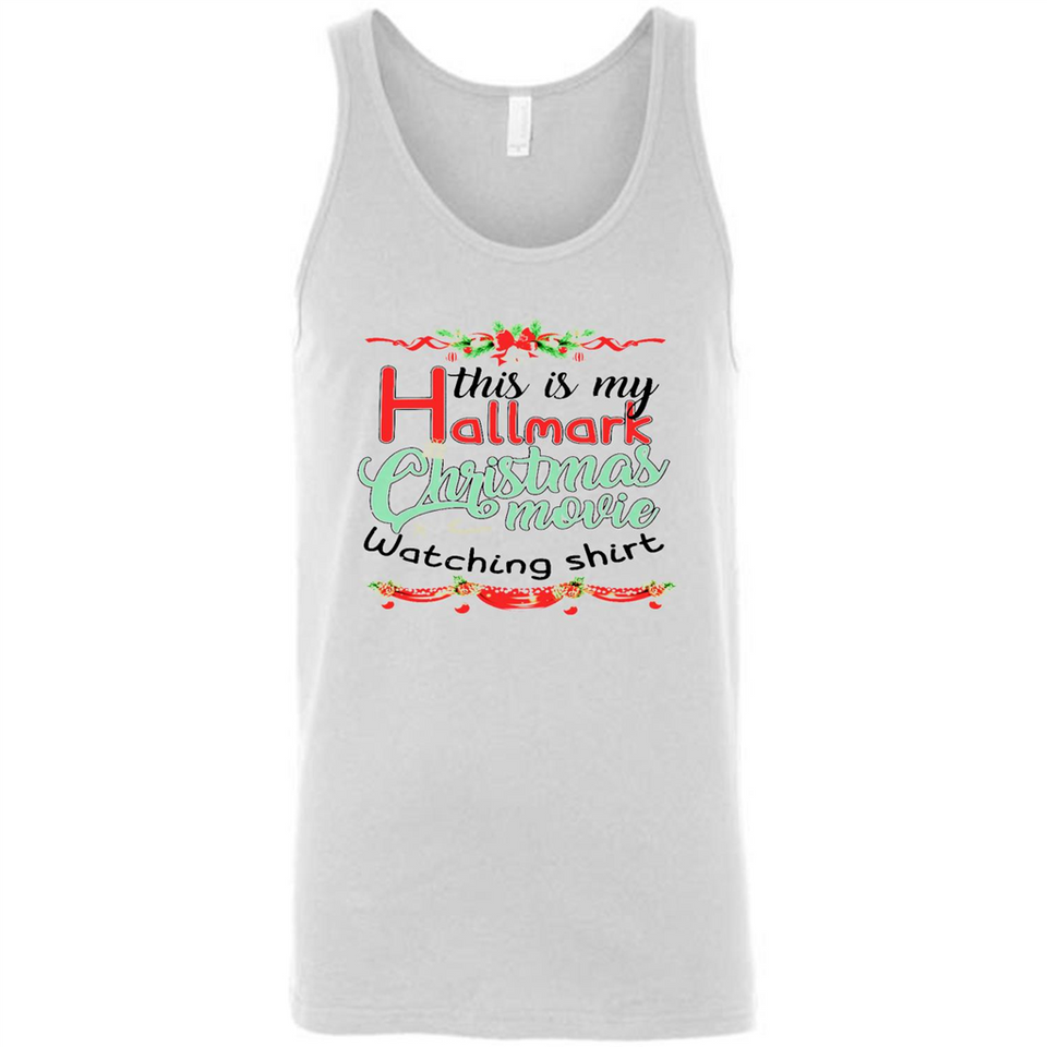 This My Movies Hallmark-Christmas Loves Is T-Shirt - Canvas Unisex Tank