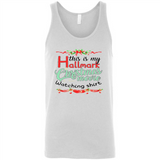 This My Movies Hallmark-Christmas Loves Is T-Shirt - Canvas Unisex Tank