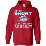 The owl I'm not short I just more down to Earth than most people - Hoodie