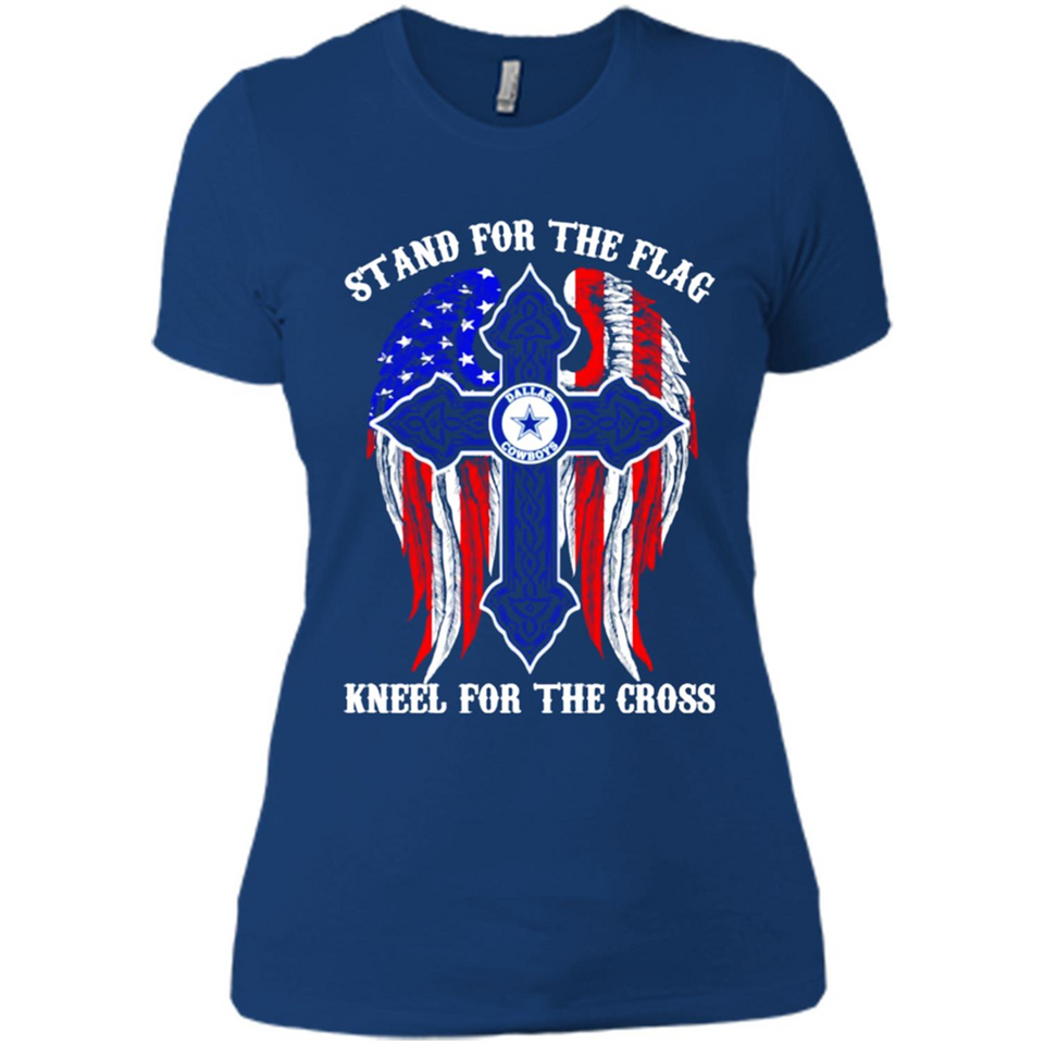 Dallas Cowboys - stand for the flag kneel for the cross