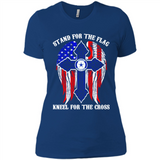 Dallas Cowboys - stand for the flag kneel for the cross