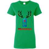 Bud light reinbeer Christmas - Ladies Short-Sleeve
