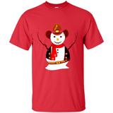 Snowman Cowboy Merry Christmas Xmas