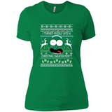 RICK AND MORTY-I TURNED MYSELF INTO A CHRISTMAS SWEATER MORTY UGLY XMAS SWEATER