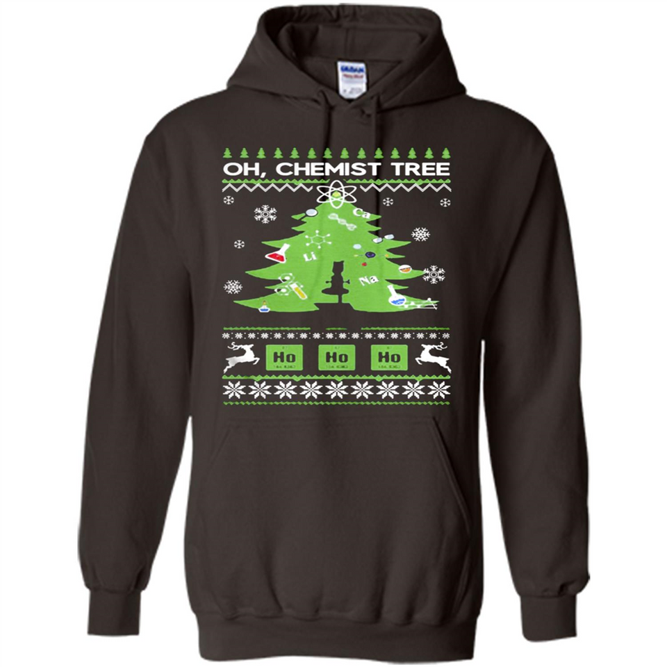 Oh Chemist Tree Ugly Christmas Sweater - Hoodie