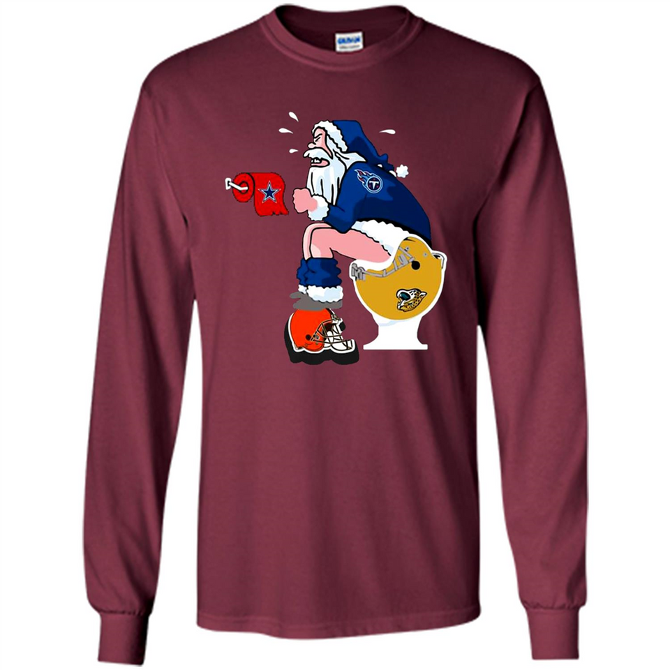 Tennessee Titans Santa Claus Toilet