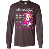 November Butterfly Girl - Long Sleeve T-Shirt