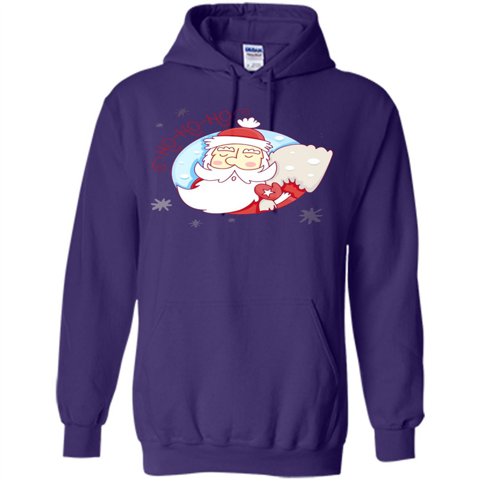 Cute Santa Claus Ho Ho Ho - Hoodie