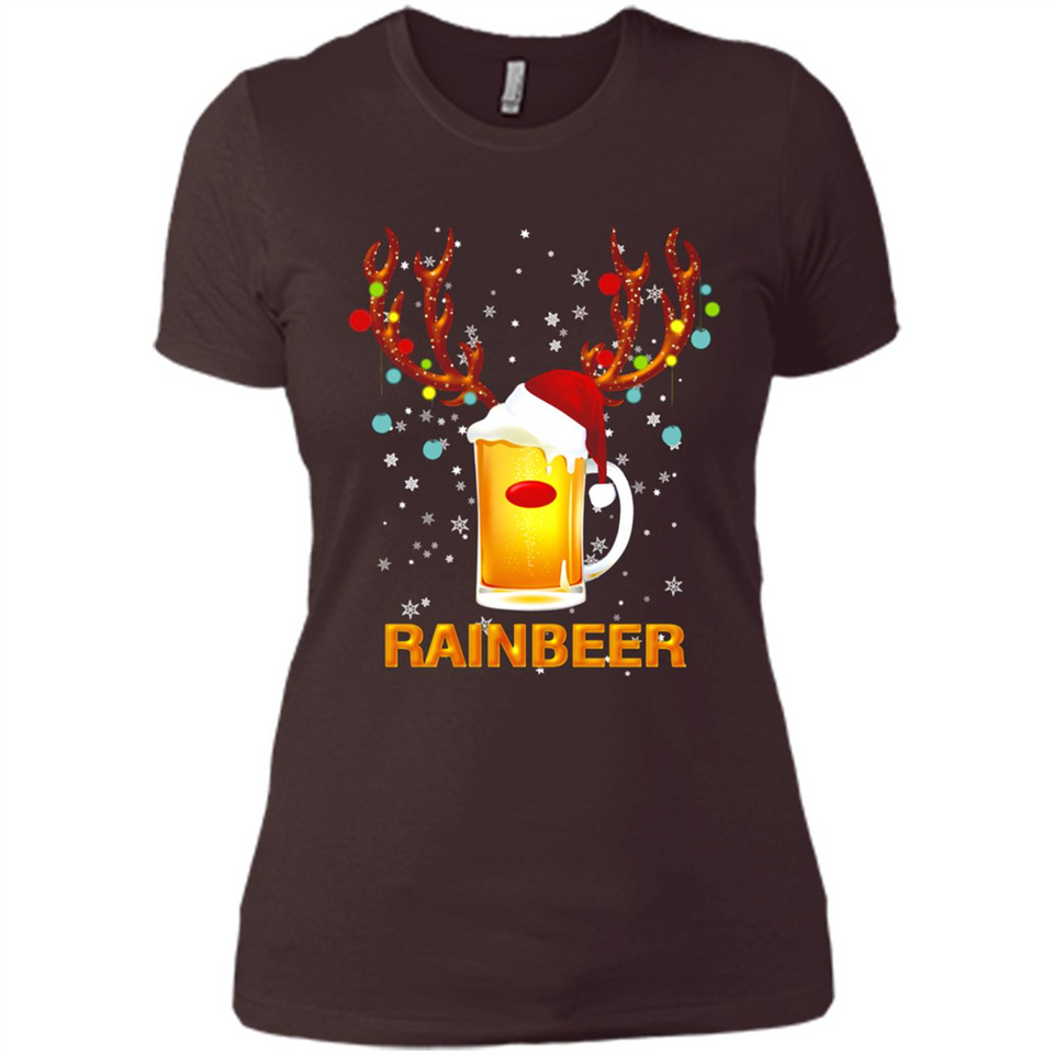 Rainbeer Funny Reindeer Beer Lover
