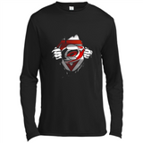 Carolina Hurricanes And Superman Fans - Canvas Long Sleeve T-Shirt
