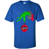 GRINCH HAND HOLDING CLEVELAND CAVALIERS GLITTER CHRISTMAS PINGPONG