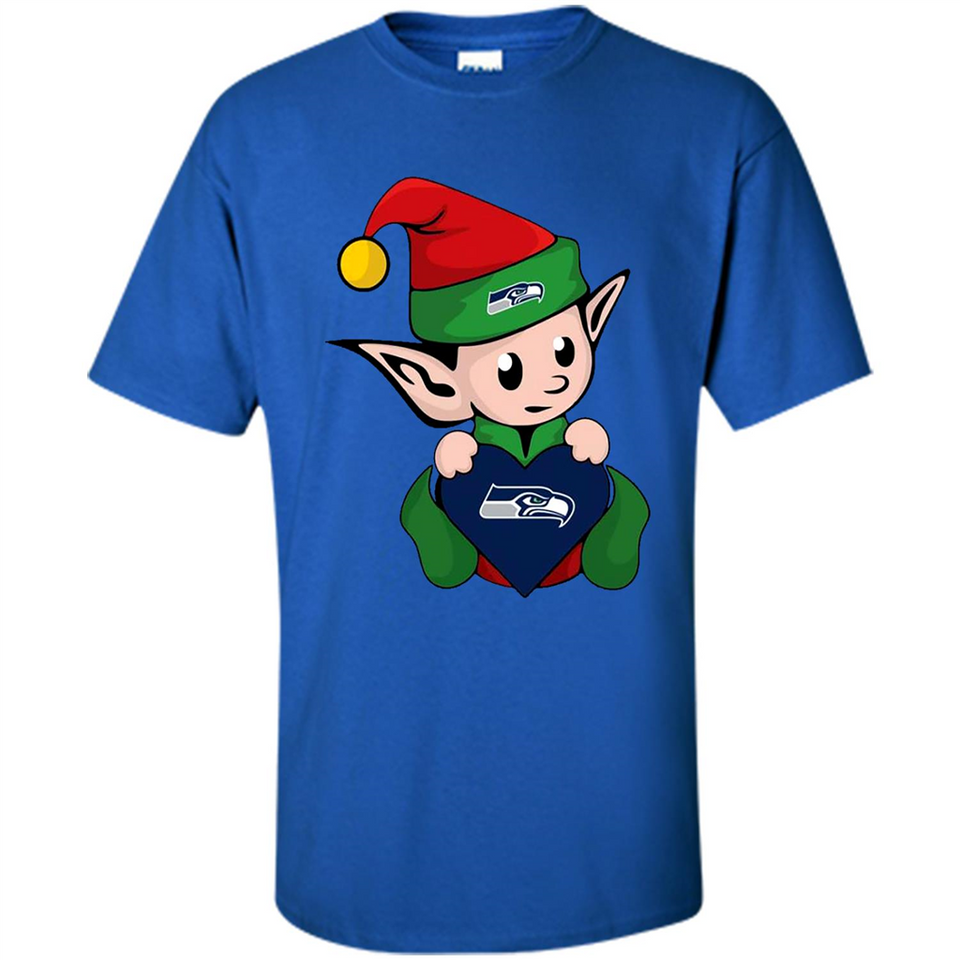 Seattle Seahawks ELF Elves Grinch Santa Claus