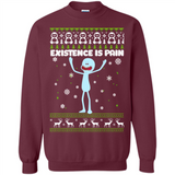 Mr Meeseeks Xistence Is Pain Ugly Christmas - Sweatshirt