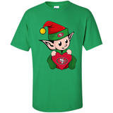 San Francisco 49ers ELF Elves Grinch Santa Claus