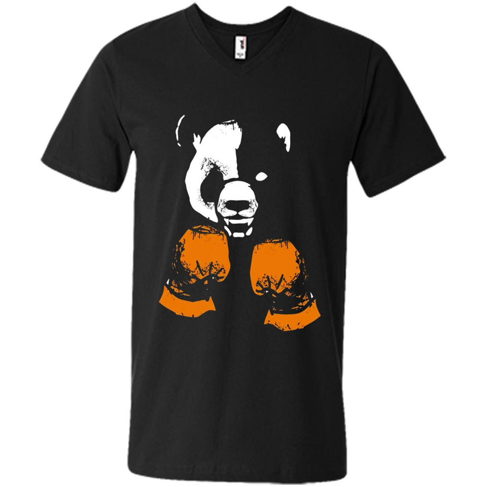 The winner' Cool Panda Bear Boxing Glove - Men's V-Neck