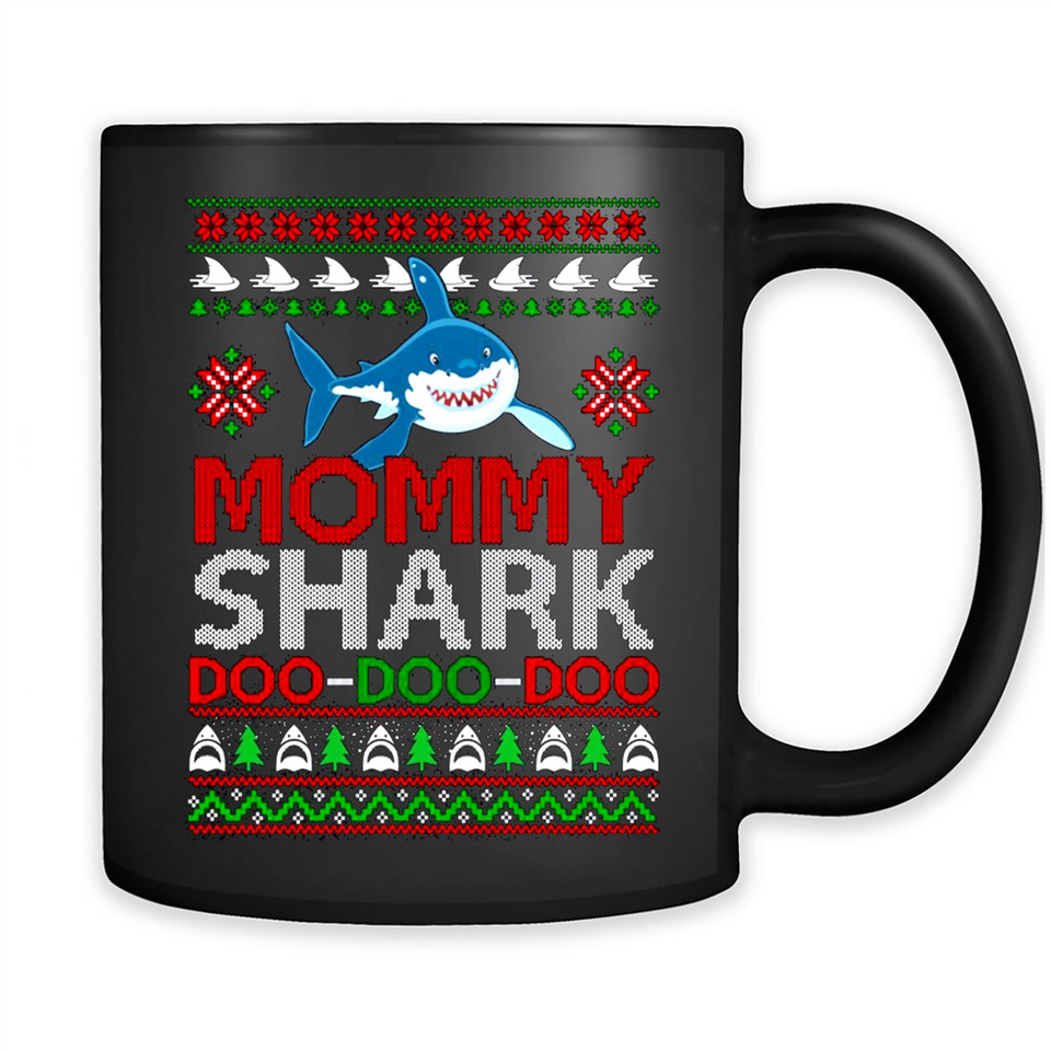 Mommy shark Doo Doo Doo Christmas sweatshirt PINGPONG