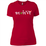 Believe in Christmas - Ladies' Boyfriend T-Shirt