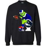 New York Giants Toilet Grinch Santa Claus Football Fan PINGPONG