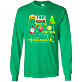 Santa claus i just want to bake stuff and waych christmas movi PINGPONG - Long Sleeve T-Shirt