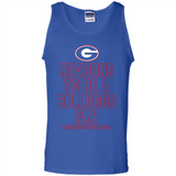 Reasons to be a Georgia Bulldogs Fan Complete List on Back - Tank Top