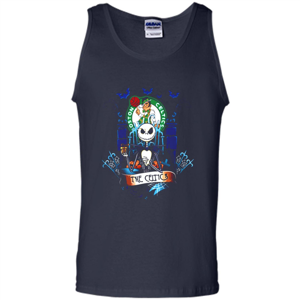 Boston Celtics Halloween The Nightmare Before Christmas - Tank Top
