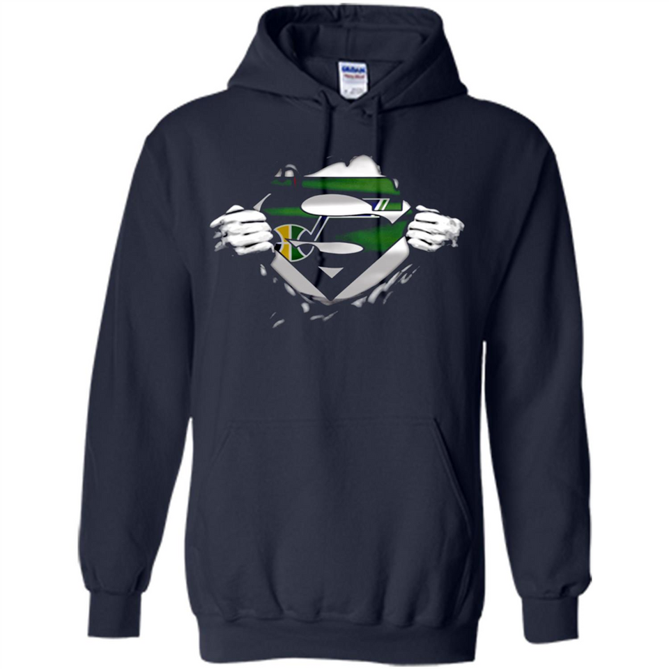 Utah Jazz And Superman Fans - Hoodie